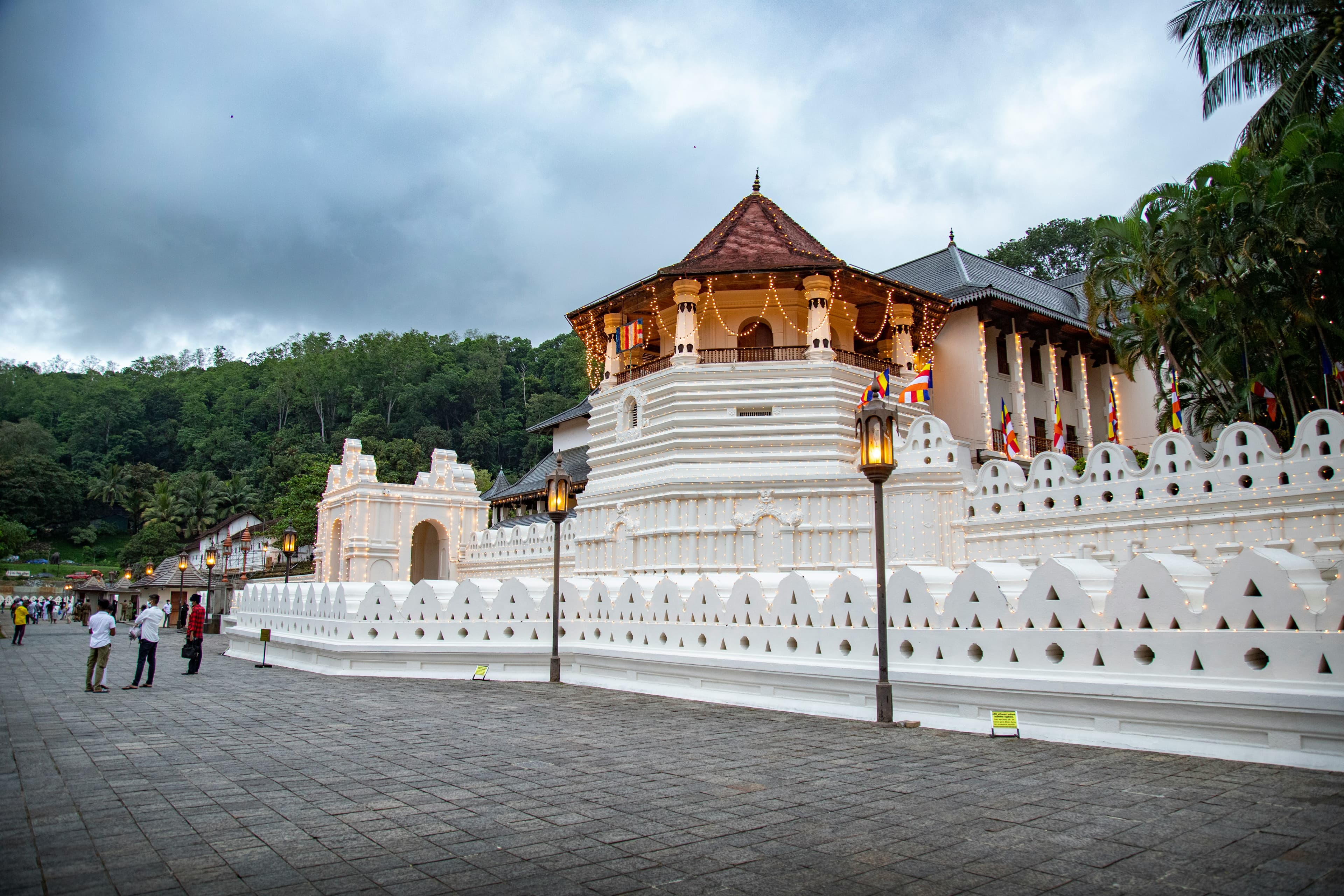 Temple of the Tooth Relic, Kandy, early morning